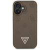  Guess - Peony Grained Hot Stamp Triangle MagSafe (GUHMP16SPGBTMW) - iPhone 16 - Barna tok - 1. kép