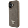  Guess - Peony Grained Hot Stamp Triangle MagSafe (GUHMP16SPGBTMW) - iPhone 16 - Barna tok - 2. kép