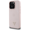  Guess - Peony Grained Hot Stamp Triangle MagSafe (GUHMP16LPGBTMP) - iPhone 16 Pro - Rózsaszín tok - 2. kép
