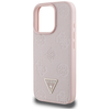  Guess - Peony Grained Hot Stamp Triangle MagSafe (GUHMP16LPGBTMP) - iPhone 16 Pro - Rózsaszín tok - 4. kép