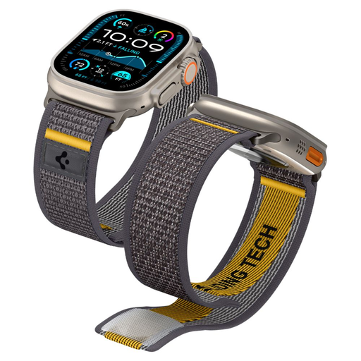 Spigen Athlex Air Apple Watch 6 / 7 / 8 / 9 / 10 / SE / Ultra 1 / 2 (44 / 45 / 46 / 49 mm) Aktív Szürke