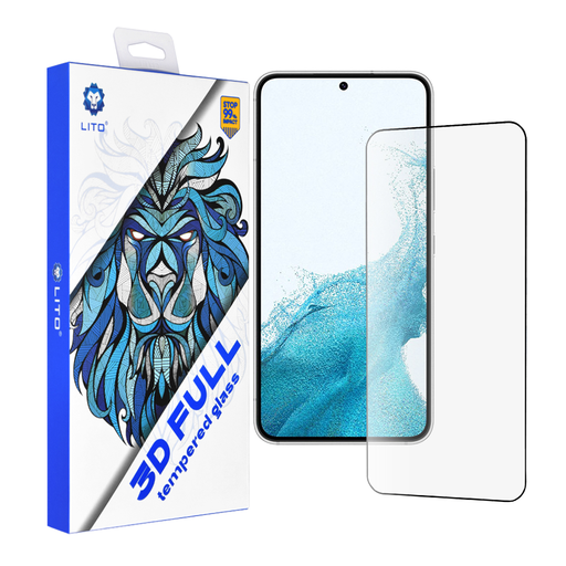 Lito - 3D Teljes Borítás - Samsung Galaxy S22 5G / S23 - Fekete üvegfólia Lito - 3D Teljes Borítás - Samsung Galaxy S22 5G / S23 - Fekete üvegfólia