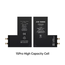 JCID nagy kapacitású akkumulátor iPhone 15 Pro-hoz 3430 mAh BMS nélkül