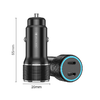 JELLICO autós töltő F8 PD 40W 2xUSB-C Fekete - 2. kép