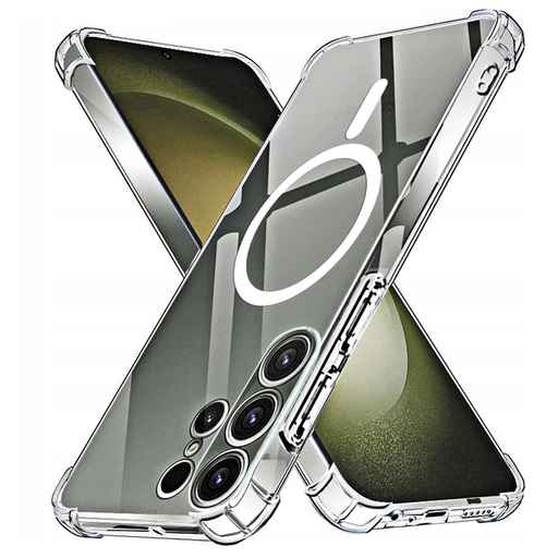Techsuit - Ütésálló Átlátszó Szilikon MagSafe Tok - Samsung Galaxy S23 Ultra - Átlátszó tok Techsuit - Ütésálló Átlátszó Szilikon MagSafe Tok - Samsung Galaxy S23 Ultra - Átlátszó tok