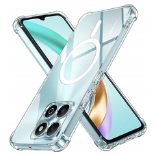  Techsuit - Ütésálló Átlátszó Szilikon MagSafe - Honor X6b - Átlátszó tok