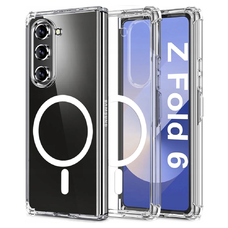  Techsuit - Ütésálló Átlátszó Szilikon MagSafe Tok - Samsung Galaxy Z Fold6 - Átlátszó tok