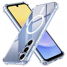  Techsuit - Ütésálló Átlátszó Szilikon MagSafe - Samsung Galaxy A15 4G / A15 5G - Átlátszó tok