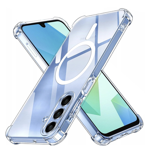 Techsuit - Ütésálló Átlátszó Szilikon MagSafe - Samsung Galaxy A16 4G / A16 5G - Átlátszó tok Techsuit - Ütésálló Átlátszó Szilikon MagSafe - Samsung Galaxy A16 4G / A16 5G - Átlátszó tok