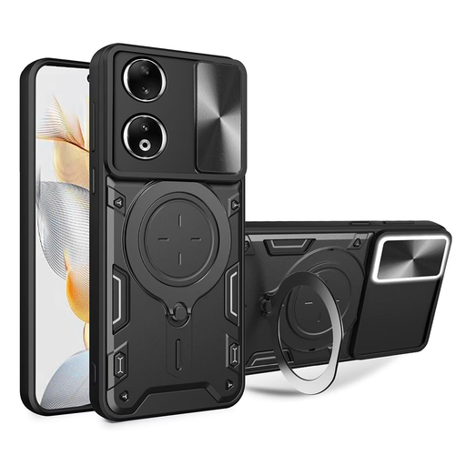 Techsuit - CamGuard Pro - Honor X7b / X7b 5G / 90 SMART - Fekete tok Techsuit - CamGuard Pro - Honor X7b / X7b 5G / 90 SMART - Fekete tok