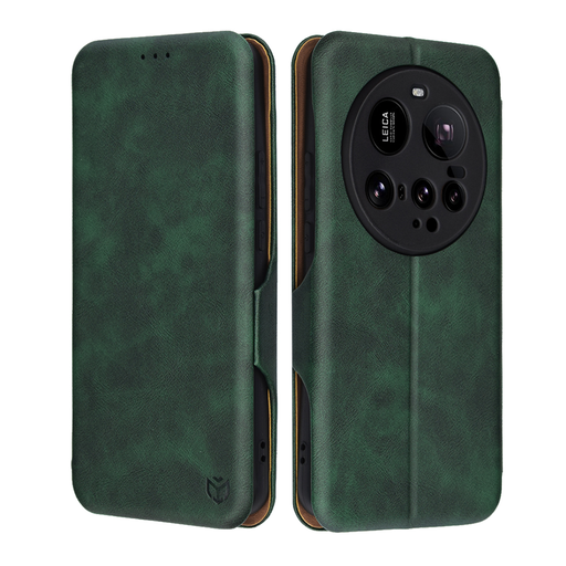  Techsuit - Biztonságos Pénztárca Plus - Xiaomi 15 Ultra - Zöld tok