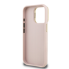 Guess PU Grained 4G Logo Stand Camera Frame tok iPhone 15 Pro Pink - 4. kép