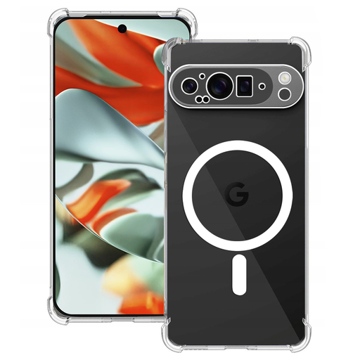 Techsuit - Ütésálló Átlátszó Szilikon MagSafe - Google Pixel 9 Pro XL - Átlátszó tok Techsuit - Ütésálló Átlátszó Szilikon MagSafe - Google Pixel 9 Pro XL - Átlátszó tok
