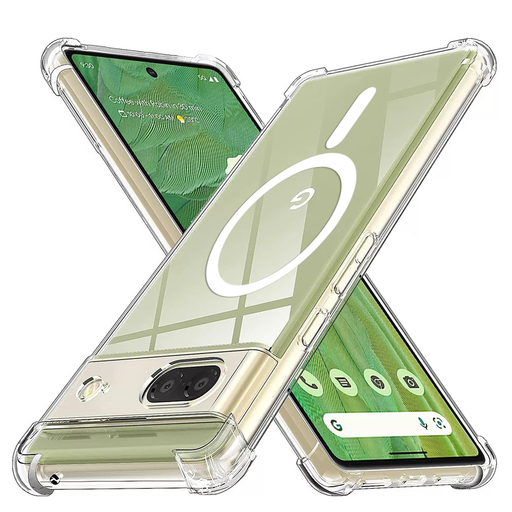 Techsuit - Ütésálló Átlátszó Szilikon MagSafe - Google Pixel 7 - Átlátszó tok Techsuit - Ütésálló Átlátszó Szilikon MagSafe - Google Pixel 7 - Átlátszó tok