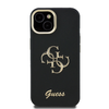 Guess PU Grained 4G Logo Stand Camera Frame tok iPhone 13 fekete - 1. kép