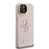 Guess PU Grained 4G Logo Állvány Kamerakeretes tok iPhone 13 Pink - 2. kép
