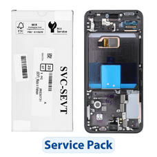 ServicePack LCD Kijelző SAMSUNG S22 S901 GH82-27520A Fekete