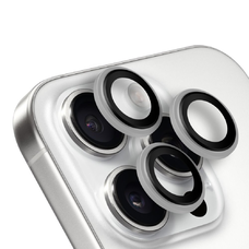 OBAL:ME Lencsevédő Apple iPhone 15 Pro/15 Pro Max White Titanium üvegfólia