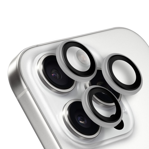 OBAL:ME Lencsevédő Apple iPhone 15 Pro/15 Pro Max White Titanium üvegfólia OBAL:ME Lencsevédő Apple iPhone 15 Pro/15 Pro Max White Titanium üvegfólia