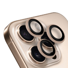 OBAL:ME Kamera lencsevédő Apple iPhone 16 Pro/16 Pro Max-hoz Desert Titanium üvegfólia
