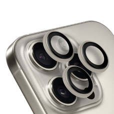 OBAL:ME Objektívlencse védőüveg Apple iPhone 16 Pro/16 Pro Max természetes titán üvegfólia