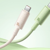 Baseus Habitat Series gyorstöltő kábel USB-C - USB-C, 100W, 2m (zöld) - 2. kép