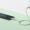 Baseus Habitat Series gyorstöltő kábel USB-C - USB-C, 100W, 2m (zöld) - 3. kép