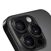 OBAL:ME Objektívvédő az Apple iPhone 15 Pro/15 Pro Max-hoz fekete titán, üvegfólia - 0. kép