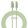 Baseus Habitat Series USB-USB-C gyorstöltő kábel, 2m, 100W (zöld) - 0. kép