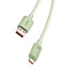 Baseus Habitat Series USB-USB-C gyorstöltő kábel, 2m, 100W (zöld) - 4. kép