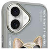 NIMMY tok GLASSES COOL DOG iPhone 16-hoz szürke tok - 1. kép