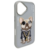 NIMMY tok GLASSES COOL DOG iPhone 16-hoz szürke tok - 2. kép