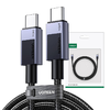 Ugreen USB-C - USB-C PD Gyors Töltőkábel L513 (Űrszürke) 2m - 0. kép