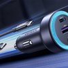 Autós töltő UGREEN, EC307, USB + 2X USB-C, 30W (fekete) - 3. kép