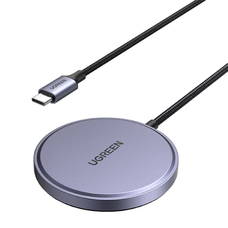 Mágneses Vezeték Nélküli Töltő UGREEN MagSafe W703, 15W, 1,5m