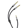 Audio kábel 3,5mm apa - 2x jack 6,35mm apa Vention BARHK 8m - 3. kép