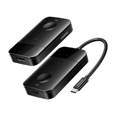 Vezeték nélküli adó és vevő Vention USB-C HDMI 0.15 (Fekete)