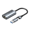 USB-A + USB-C to Gigabit Ethernet Adapter Vention 0.15m - 0. kép