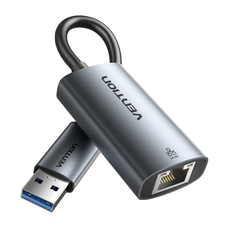 USB-A + USB-C to Gigabit Ethernet Adapter Vention 0.15m