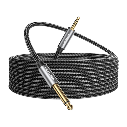 Audio kábel 3.5 mm férfi - 6.35 mm férfi Vention BCYHL 10m