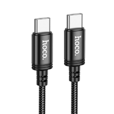Cable USB C to USB C Hoco 3A 60W 2 m X89 fekete