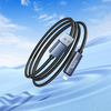 Hoco 2,4A kijelzős USB-A - Lightning kábel 1 m fekete - 1. kép