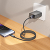 Hoco 2,4A kijelzős USB-A - Lightning kábel 1 m fekete - 2. kép