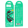 HOCO kábel Type C - Lightning PD 27W X113 1 m fekete - 3. kép
