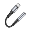 HOCO adapter AUX Jack 3,5 mm (női) to USB C (férfi) LS33 fém szürke - 2. kép