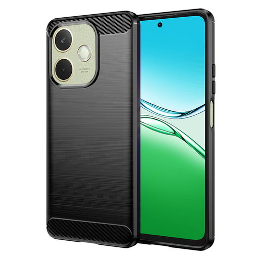 Techsuit - Karbonszilikon - Oppo A5 Pro 4G / A5 Pro 5G - Fekete tok Techsuit - Karbonszilikon - Oppo A5 Pro 4G / A5 Pro 5G - Fekete tok