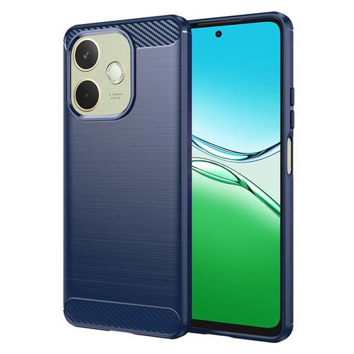 Techsuit - Karbon Szilikon - Oppo A5 Pro 4G / A5 Pro 5G - Kék tok Techsuit - Karbon Szilikon - Oppo A5 Pro 4G / A5 Pro 5G - Kék tok