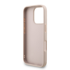 Guess PU 4G Fém Logós Szíjjal iPhone 16 Pro Max rózsaszín tok - 3. kép