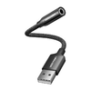 USB egyportos külső hangkártya Vention Gome 0.25m (fekete) - 0. kép