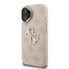 Guess PU 4G Metal Logo Stand Camera Frame tok iPhone 16 Pink - 0. kép